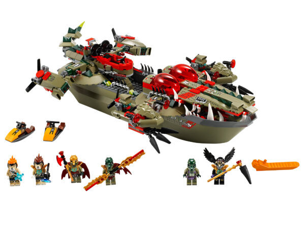 Lego Chima 70006 | Craggers Croc-Boot Zentrale | 2