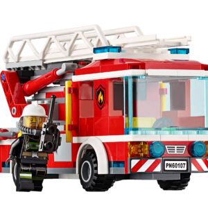 Lego City 60107 | Feuerwehrfahrzeug mit fahrbarer Leiter | 4