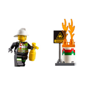 Lego City 60107 | Feuerwehrfahrzeug mit fahrbarer Leiter | 5