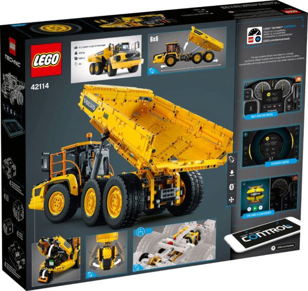 LEGO® Technic Knickgelenkter Volvo-Dumper (6x6) 42114 | 2
